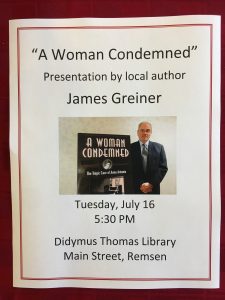 A WOMAN CONDEMNED W/ JAMES GREINER